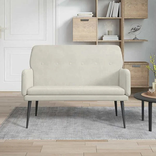 141643 - Ulëse vidaXL, Krem, 108 × 79 × 79 cm, Kadife