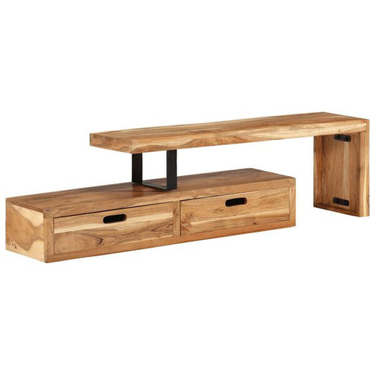 244537 - VIDAXL Stand TV (118-200)x30x40 cm Dru i fortë Akacie