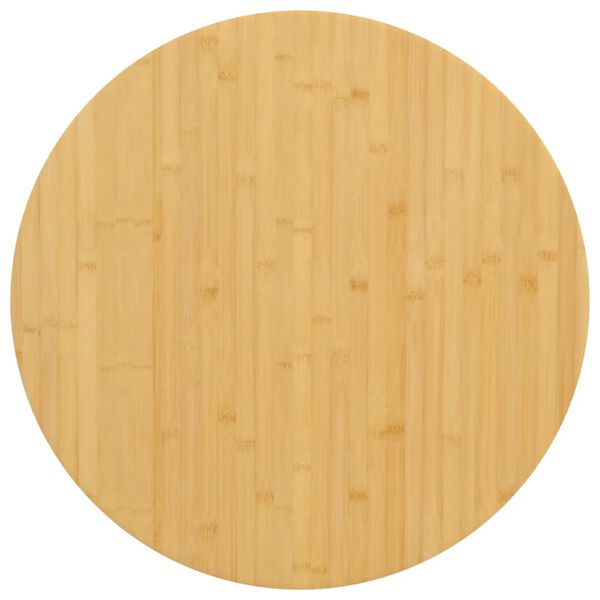 291192 - VIDAXL Sipërfaqe Tavoline Ø70x1,5 cm Bambu