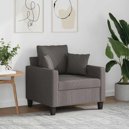 333302 - VIDAXL Divan Kolltuk Taupe 60 cm Pëlhurë