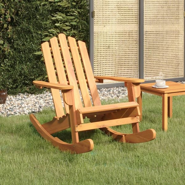 334154 - Karrige lëkundëse VIDA XL Adirondack prej druri të fortë akacie
