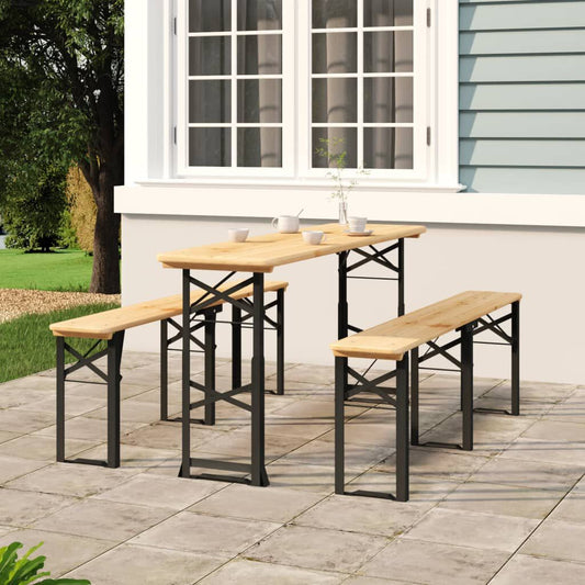 280233 - VIDAXL Tavolinë Birre e Palosshme 170x50x75/105 cm