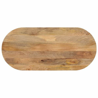291247 - VIDA XL Sipërfaqe Tavoline 120x60x2,5 cm Ovale prej Druri Masiv Mango