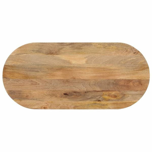 291247 - VIDA XL Sipërfaqe Tavoline 120x60x2,5 cm Ovale prej Druri Masiv Mango