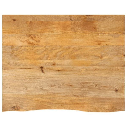 334189 - VIDAXL Sipërfaqe Tavoline Live Edge 100x80x3,8 cm Dru Masiv Mango