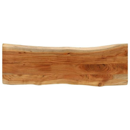 291252 - VIDA XL Sipërfaqe Tavoline Drejtkëndëshe prej Druri Masiv me Skaje Akacie 120x40x3,8 cm