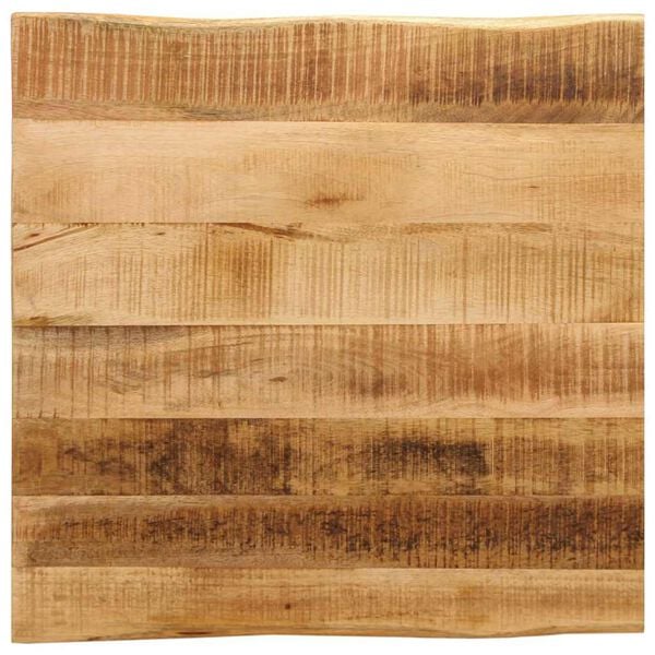 334192 - VIDA XL Sipërfaqe Tavoline me Skaj të Drejtpërdrejtë 40x40x3,8 cm Dru Masiv Mango i Ashpër