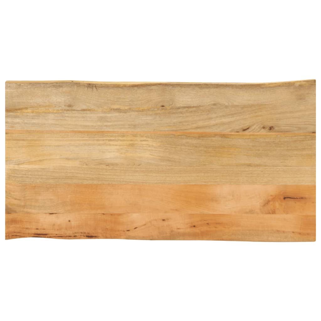 265241 - VIDA XL Sipërfaqe Tavoline 120x60x3,8 cm Dru i Masturbuar me Skaje Live, Mango