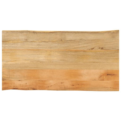 265241 - VIDA XL Sipërfaqe Tavoline 120x60x3,8 cm Dru i Masturbuar me Skaje Live, Mango