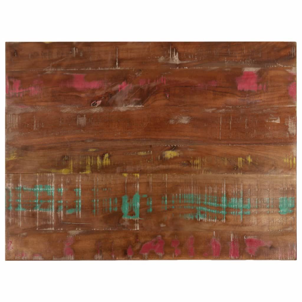 265242 - VIDA XL Sipërfaqe Tavoline Drejtkëndëshe 80x60x3,8 cm Dru i Masturbuar i Ricikluar
