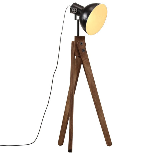 280267 - VIDA XL Llambë dyshemeje 25 W e zezë 45x45x120 cm E27