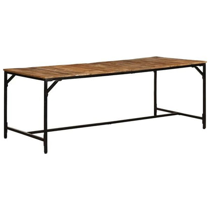 334201 - VIDA XL Tavolinë ngrënie 200x100x75 cm, dru masiv mango e ashpër