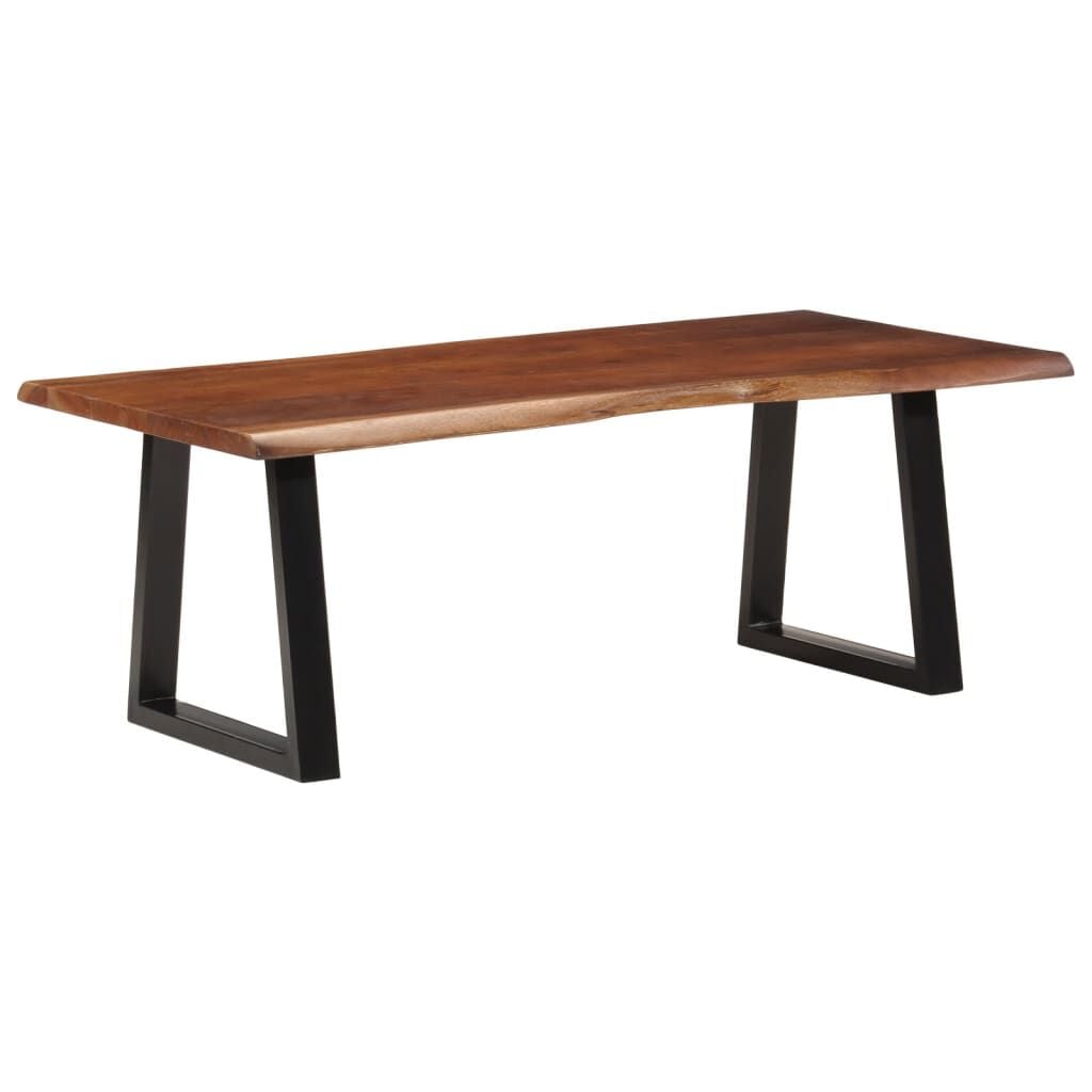 265271 - VIDAXL Tavolinë kafeje Ngjyrë kafe mjalti 110x55x40 cm Dru i fortë, ngjyrë akacie