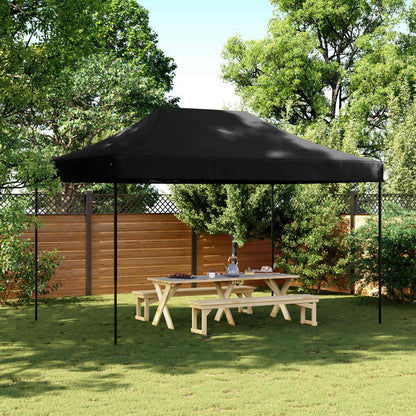 244628 - VIDA XL Tendë festash e palosshme, e zezë 440x292x315 cm