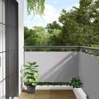 333284 - VIDAXL Ekran Privatësie për Ballkon, Gri, 500x120 cm, PVC