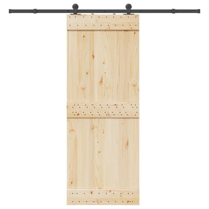 291304 - VIDAXL Kit Pajisjesh për Derë Rrëshqitëse 213,5 cm, Çelik i Zi
