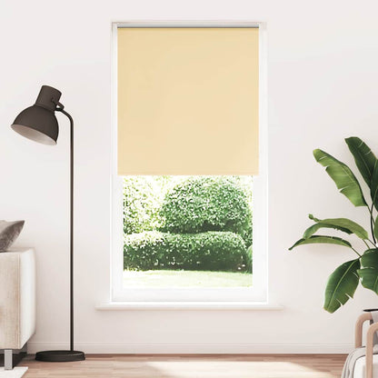 280333 - VIDAXL Perde me Rrotull Blackout, Ngjyrë Bezhë 100x230 cm, Gjerësia e Pëlhurës 95,7 cm, Poliester