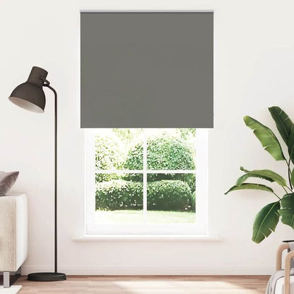 291310 - VIDAXL Perde me Rrotull Blackout Gri 135x230 cm Gjerësia e materialit 131,6 cm Poliester