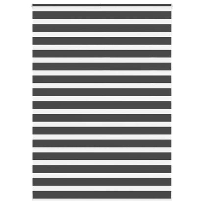 265310 - VIDAXL Perde Zebra e Zezë 155x200 cm Poliester