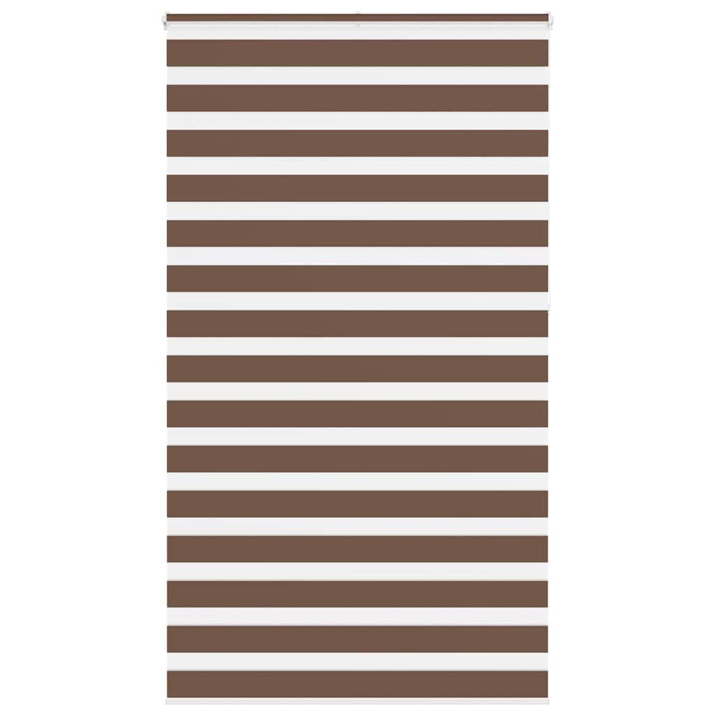 265311 - VIDAXL Perde Zebra Kafe 135x230 cm Poliester