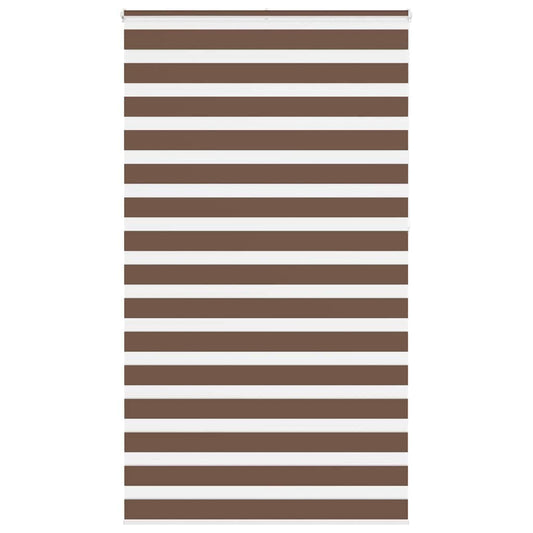 265311 - VIDAXL Perde Zebra Kafe 135x230 cm Poliester