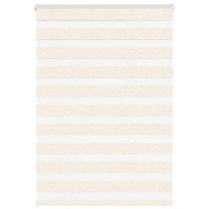 333305 - VIDAXL Perde Zebra Mermeri Bezh 110x100 cm Poliester