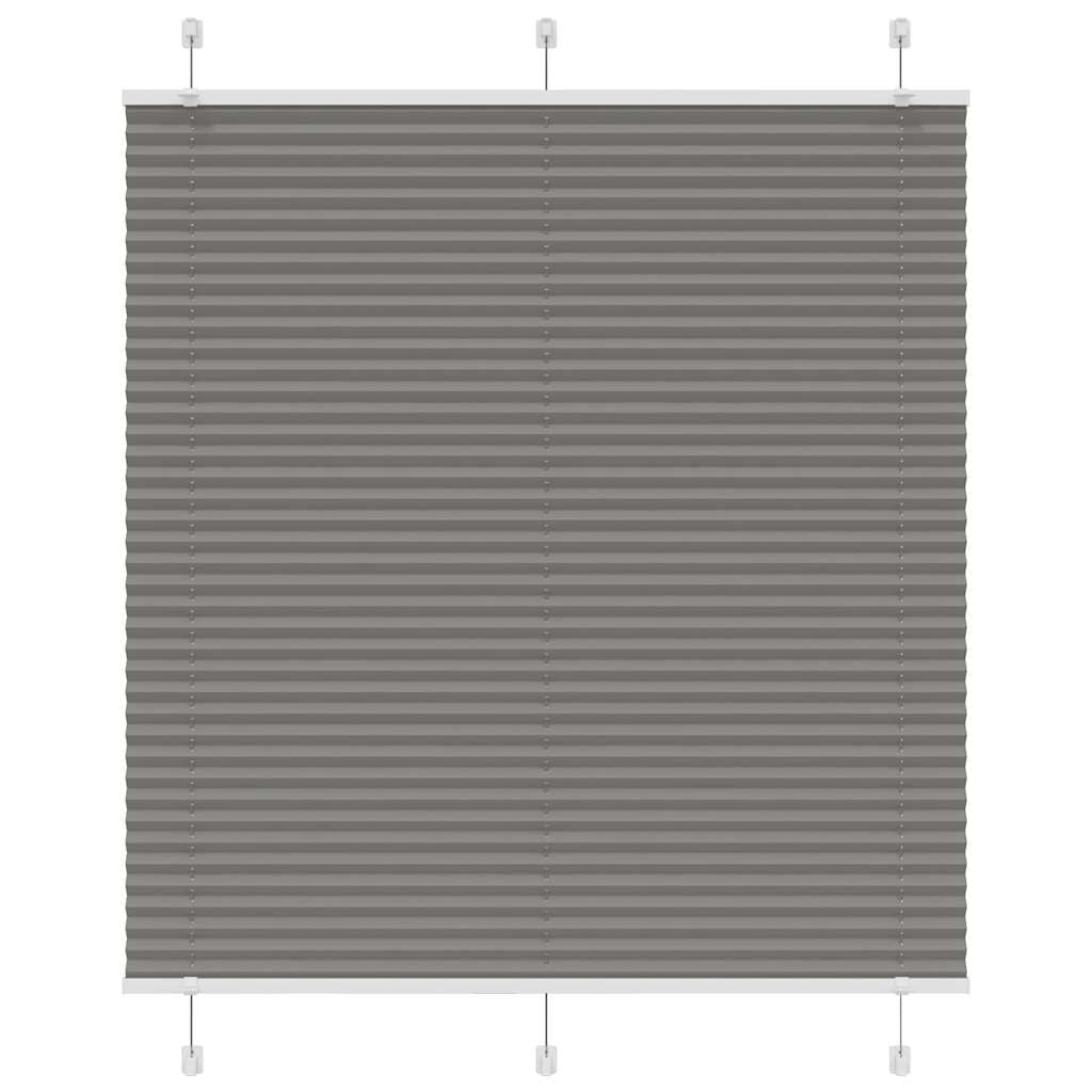 265312 - VIDAXL Perde e Plisuar Antracit 120x150 cm Poliester