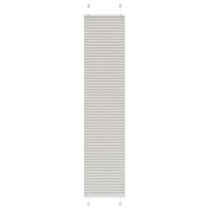 244671 - VIDA XL Perde e Plisuar Gri e Çelët 45x200 cm, Gjerësia e Pëlhurës 44,4 cm, Poliester