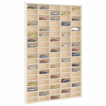 265118 - vidaXL Vitrinë Druri për Koleksione makinash me 90 Ndarje 50.5×4.5×79 cm