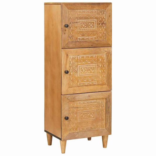 265321 - vidaXL Tavolinë e Lartë Ngjyrë Kafe e Çelët 40 x 33 x 110 cm Dru i fortë mango