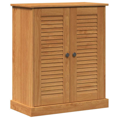 244688 - VidaXL Dollap Banjo VIGO Ngjyrë Kafe dhe Kafe Mjalti 68 x 34 x 80 cm
