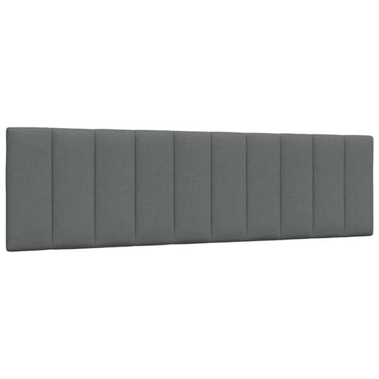 244689 - VIDA XL Jastëk për Kokën e Krevatit "Hanko" Gri e Errët 180 cm Pëlhurë