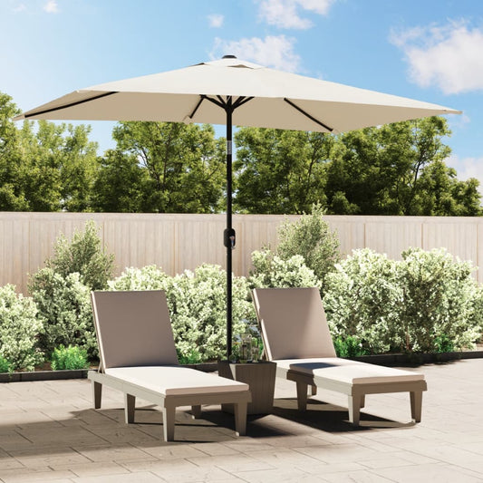 141478 - vidaXL Tendë dielli (parasol), 200×300 cm, ngjyrë sand white (drejtkëndëshe)