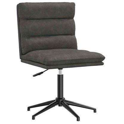 265329 - VIDA XL Karrige ngrënieje prej lëkure artificiale e zezë