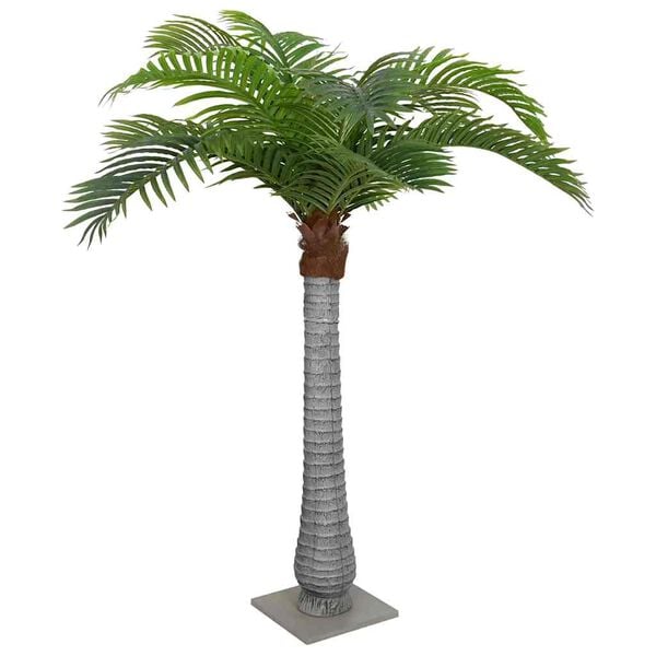 334277 - VIDA XL Palmë Artificiale, 15 gjethe, 200 cm, ngjyrë jeshile