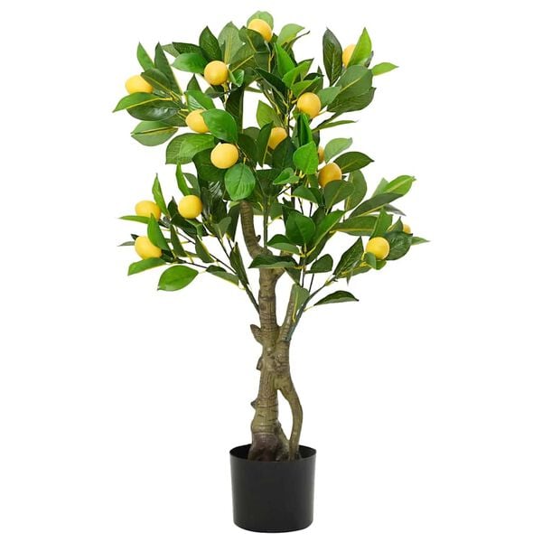 265331 - VIDAXL Pemë Limoni Artificiale 234 Gjethe 90 cm Jeshile