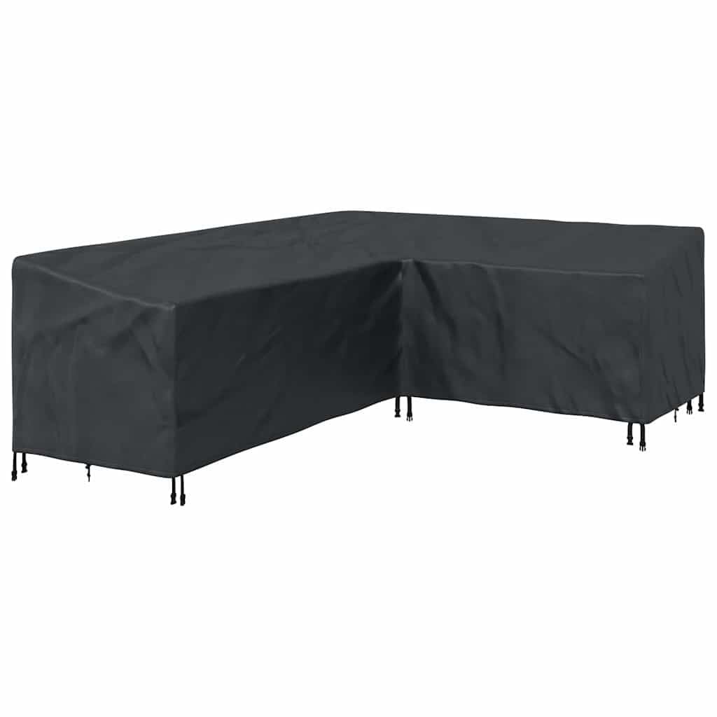 280368 - VIDAXL Mbulesë Mobiljesh e Zezë 250 x 180 x 80 cm Pëlhurë Oxford