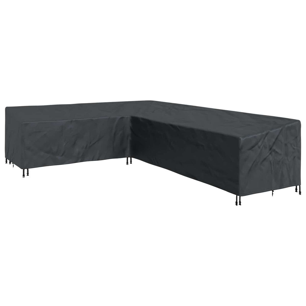 333338 - VIDA XL Mbulesë Mobiljesh 355 x 275 x 80 cm 600D Pëlhurë Oxford në Formë L