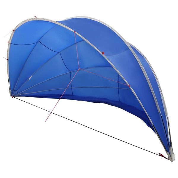 333354 - VIDA XL Kupolë Pishine 592 x 590 x 275 cm Poliester 185T me Veshje PU