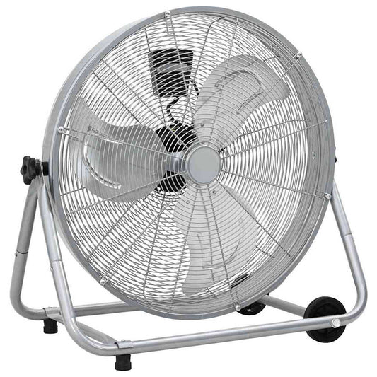 333356 - VIDAXL Ventilator me Rrotë Argjend 73 x 42 x 70 cm Alumini