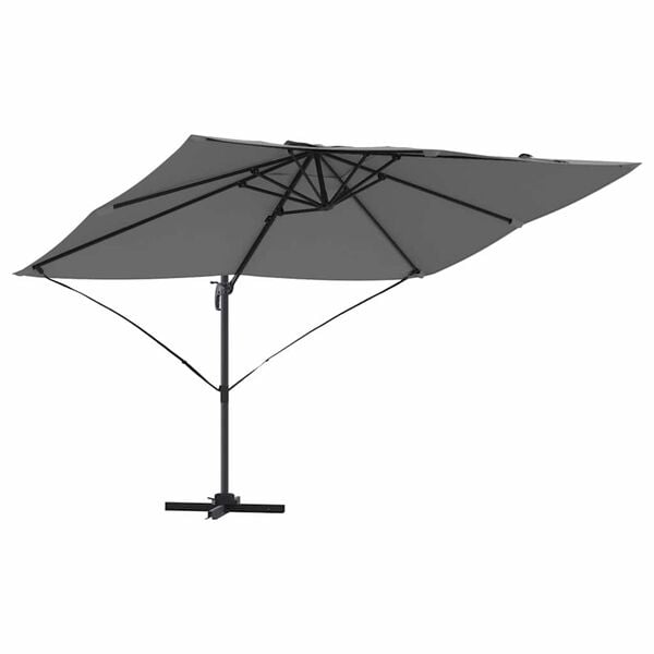 291375 - VIDAXL Çadër 351 x 250 x 260 cm Poliester dhe Alumin Antracit