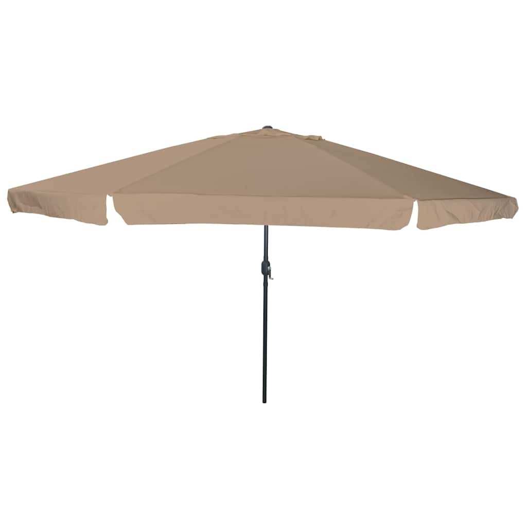 334314 - VIDAXL Çadër Kopshti 394 x 394 x 248 cm, Poliester dhe Çelik Taupe