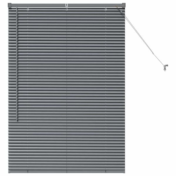 291384 - VIDAXL Perde Veneciane Gri e Errët 130 x 95 cm Alumini