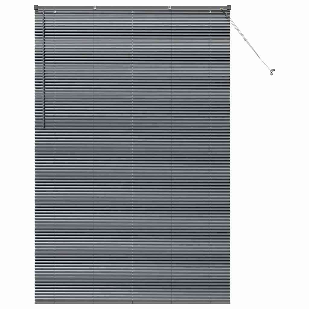 265360 - vidaXL Perde Gri të Errët 220x150 cm Alumini