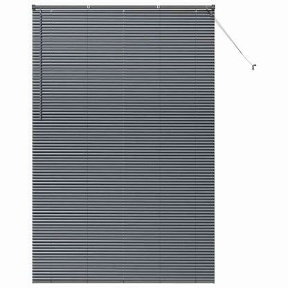 265360 - vidaXL Perde Gri të Errët 220x150 cm Alumini