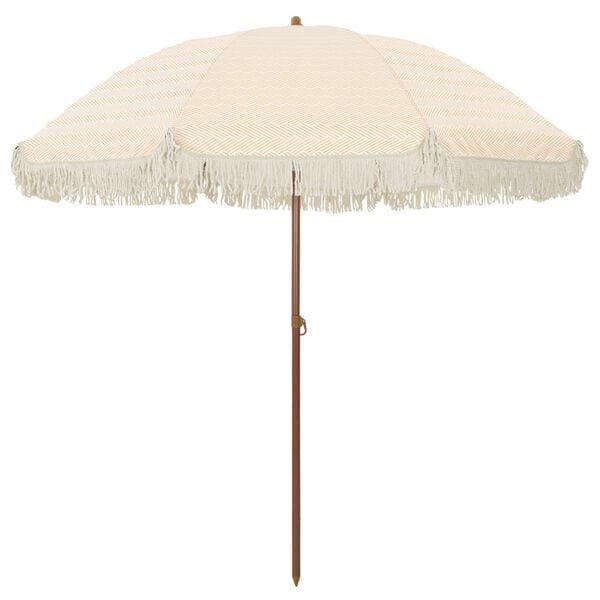 291386 - VIDAXL Çadër Plazhi 205 x 205 x 210 cm Poliester dhe Çelik i Rrumbullakët