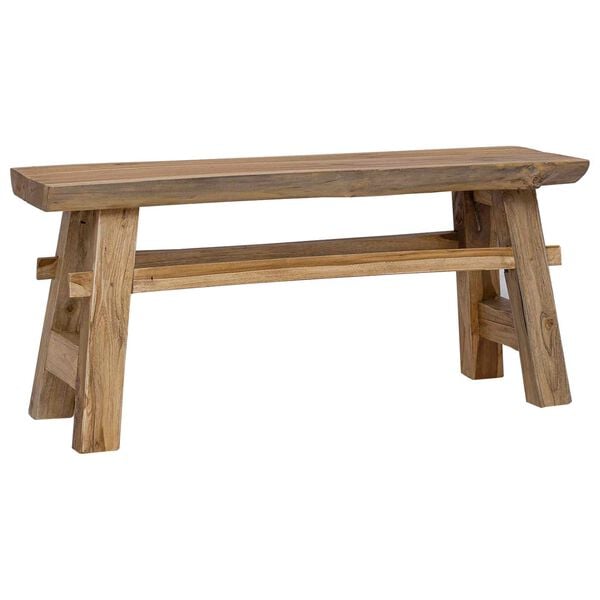 291390 - VIDA XL Stol Natyral 100 x 29 x 43.5 cm Dru Tiku i Fortë