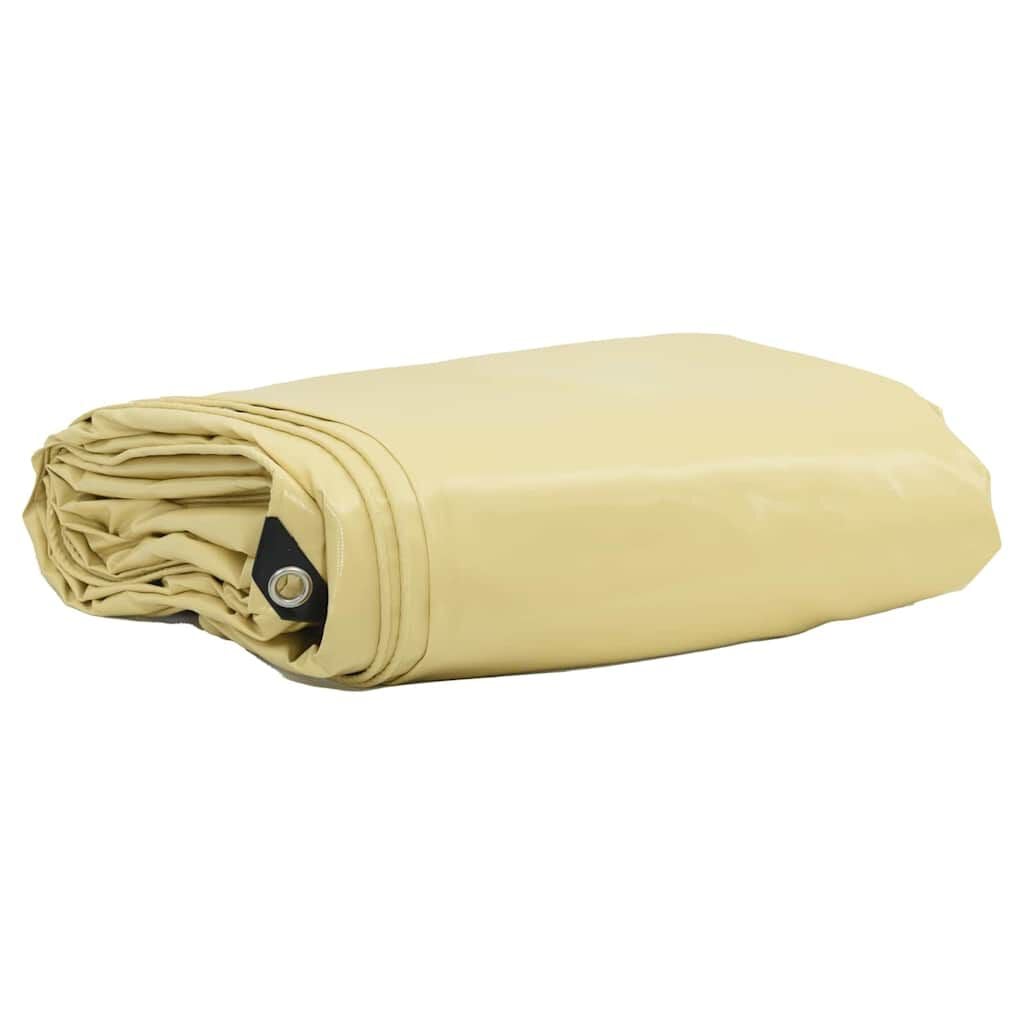 280433 - vidaXL Tenda Prerjeje 650 g/m² Bezhë 3 x 5 m Kanavacë e veshur me PVC