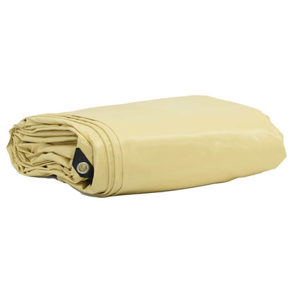280433 - vidaXL Tenda Prerjeje 650 g/m² Bezhë 3 x 5 m Kanavacë e veshur me PVC