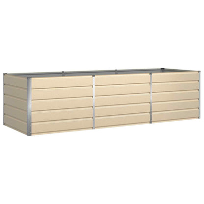 280440 - vidaXL Vazo Fildishi 290 x 100 x 75 cm Çelik i Galvanizuar